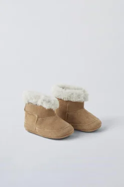 Niños ZARA 0 - 6 Meses·Patucos<BOTA PIEL