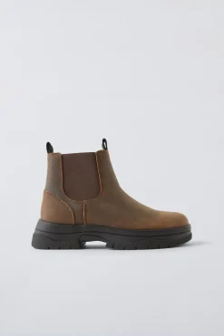 Niños ZARA 6 - 14 Años·Zapatos|6 - 14 Años·Zapatos<BOTÍN CHELSEA PIEL