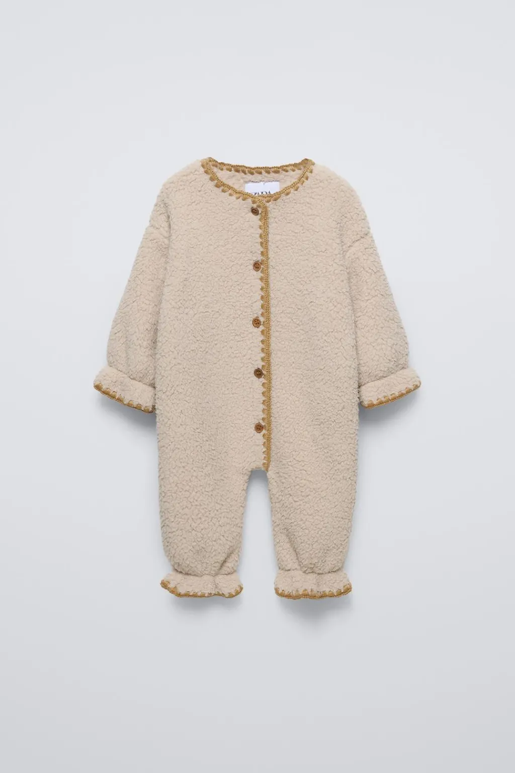 Niños ZARA 6 - 18 Meses·Conjuntos|6 - 18 Meses·Abrigos / Buzos<BUZO BORREGUILLO
