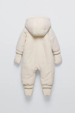 Niños ZARA 0 - 6 Meses·Sacos / Buzos|6 - 18 Meses·Abrigos / Buzos<BUZO BORREGUILLO NYLON