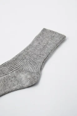 Niños ZARA 1½ - 6 Años·Punto|1½ - 6 Años·Ropa Interior / Calcetines<CALCETÍN CON LANA Y CASHMERE