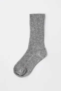 Niños ZARA 1½ - 6 Años·Punto|1½ - 6 Años·Ropa Interior / Calcetines<CALCETÍN CON LANA Y CASHMERE