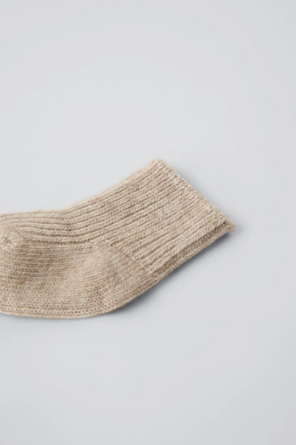 Niños ZARA 0 - 6 Meses·Punto|0 - 6 Meses·Ropa Interior / Pijamas<CALCETÍN CON LANA Y CASHMERE