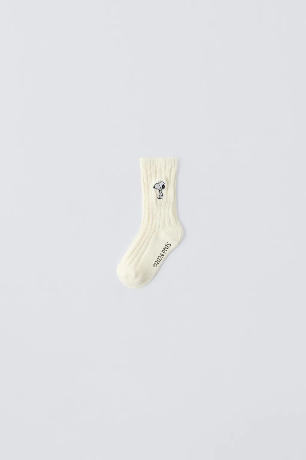 Niños ZARA 1½ - 6 Años·Licencias|1½ - 6 Años·Ropa Interior / Calcetines<CALCETÍN PUNTO BORDADO SNOOPY PEANUTS™