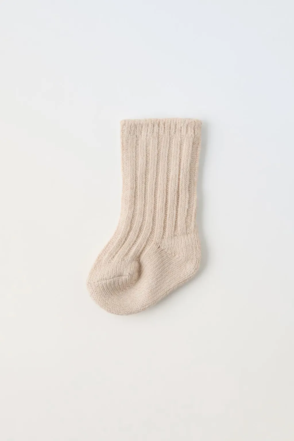 Niños ZARA 0 - 6 Meses·Punto|0 - 6 Meses·Ropa Interior / Pijamas<CALCETÍN RIB ALGODÓN SEDA