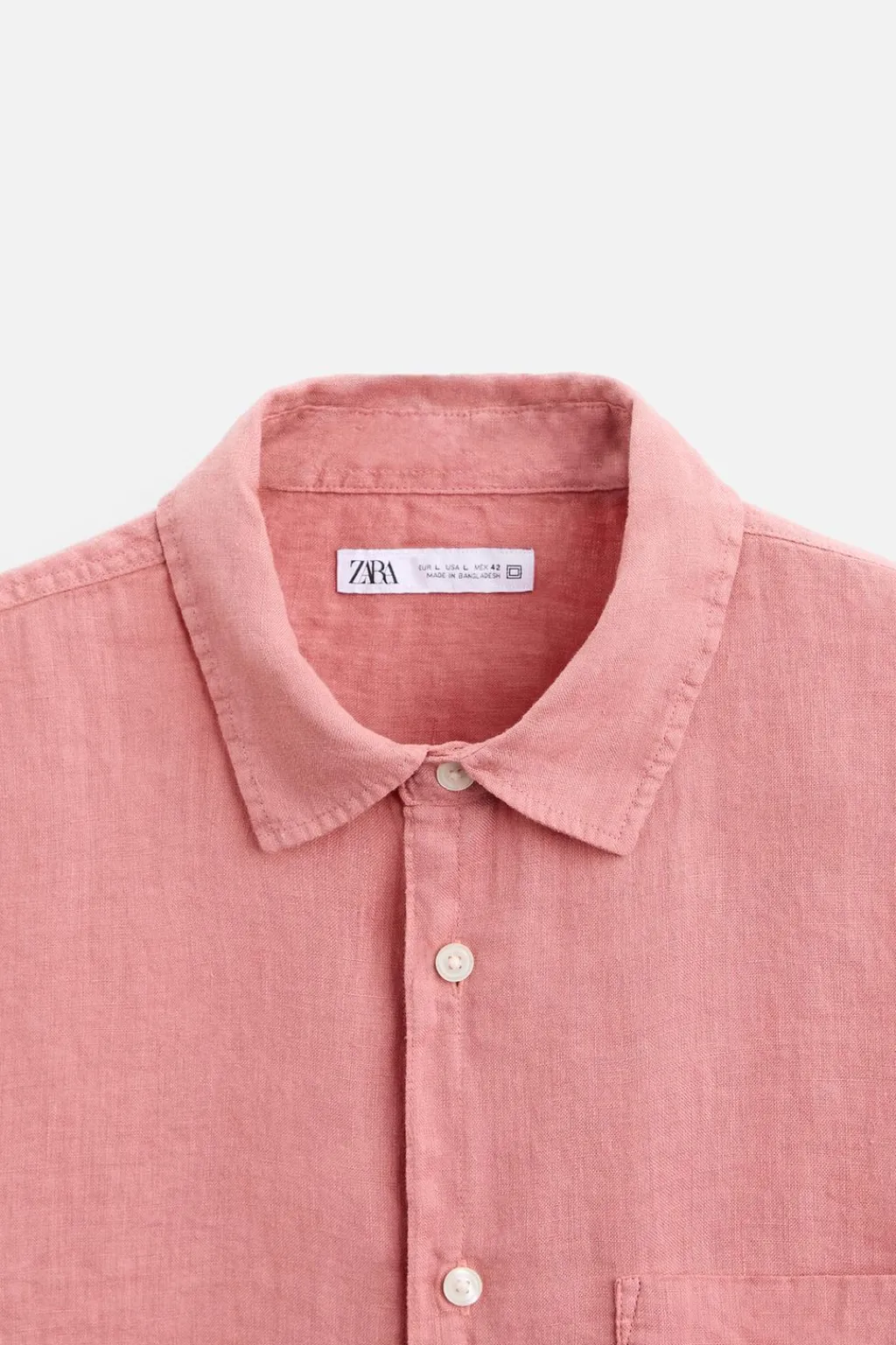 Best CAMISA 100% LINO Hombre Camisas