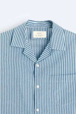 Best CAMISA ALGODÓN - SEDA RAYAS Hombre Camisas