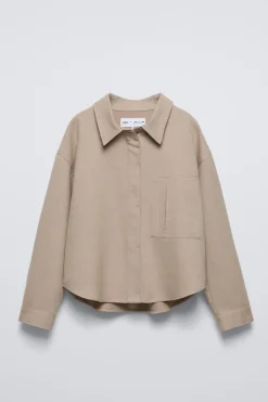 Niños ZARA 6 - 14 Años·Blusas / Camisas<CAMISA BOLSILLO