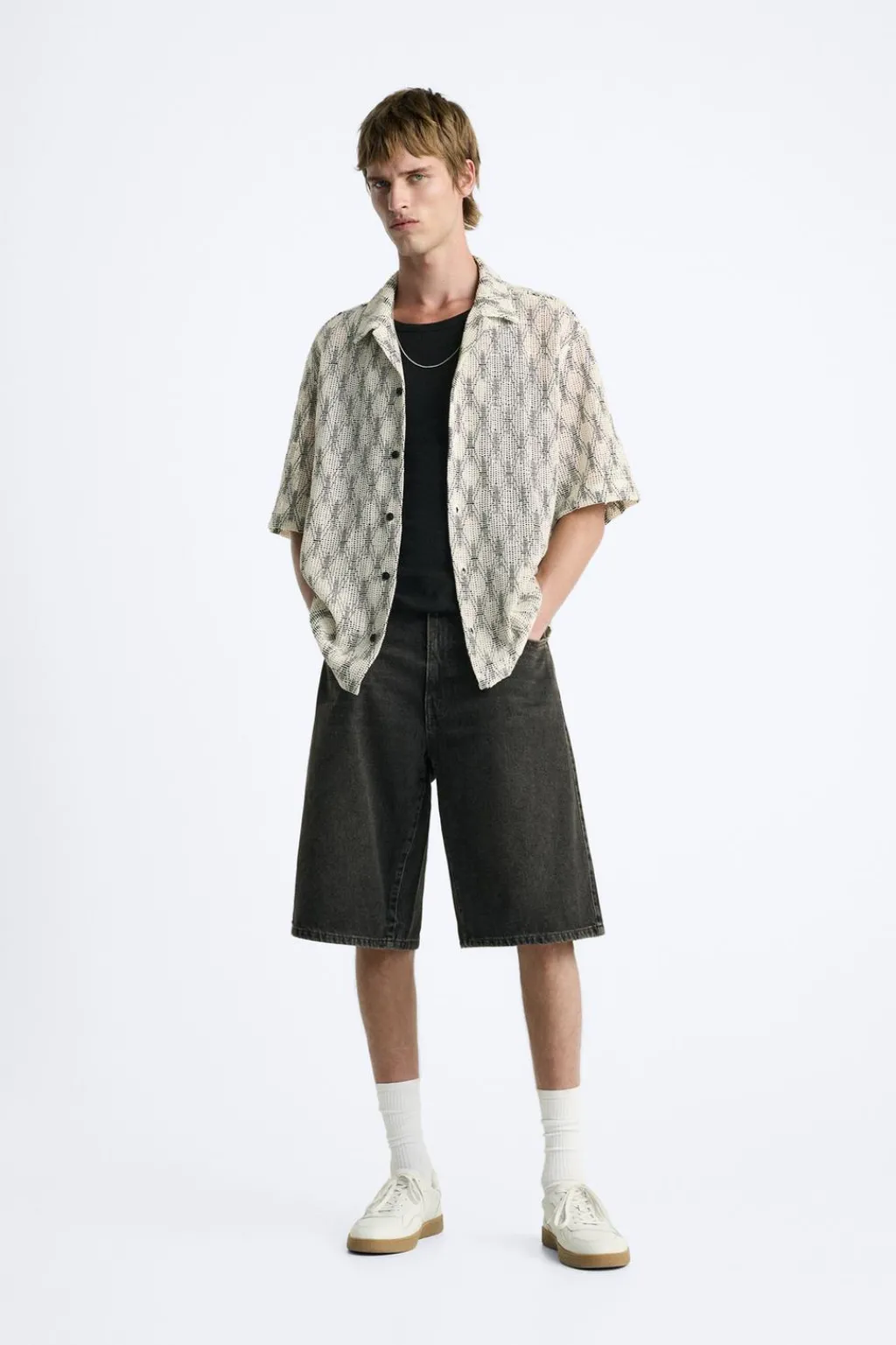Best CAMISA CALADOS CONTRASTE Hombre Camisas