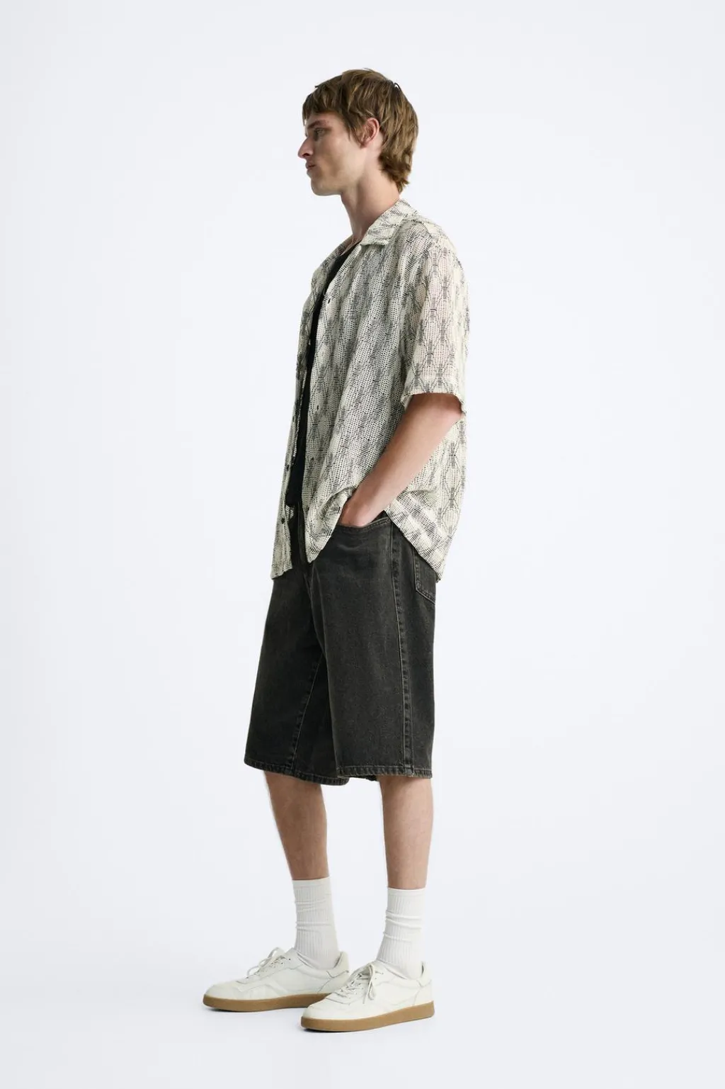 Best CAMISA CALADOS CONTRASTE Hombre Camisas