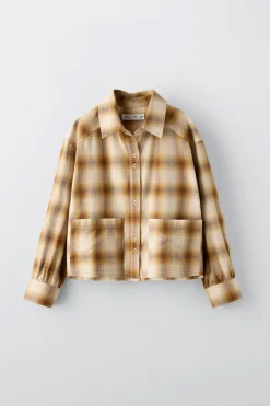 Niños ZARA 6 - 14 Años·Blusas / Camisas<CAMISA CUADROS