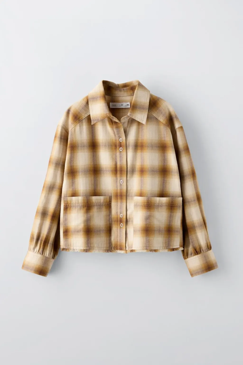 Niños ZARA 6 - 14 Años·Blusas / Camisas<CAMISA CUADROS