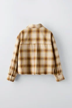 Niños ZARA 6 - 14 Años·Blusas / Camisas<CAMISA CUADROS