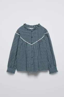 Niños ZARA 6 - 14 Años·Blusas / Camisas<CAMISA CUADROS
