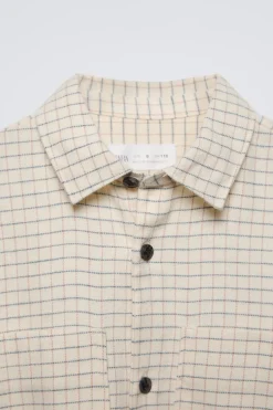 Niños ZARA 6 - 14 Años·Camisas / Sobrecamisas<CAMISA CUADROS CALENTITA