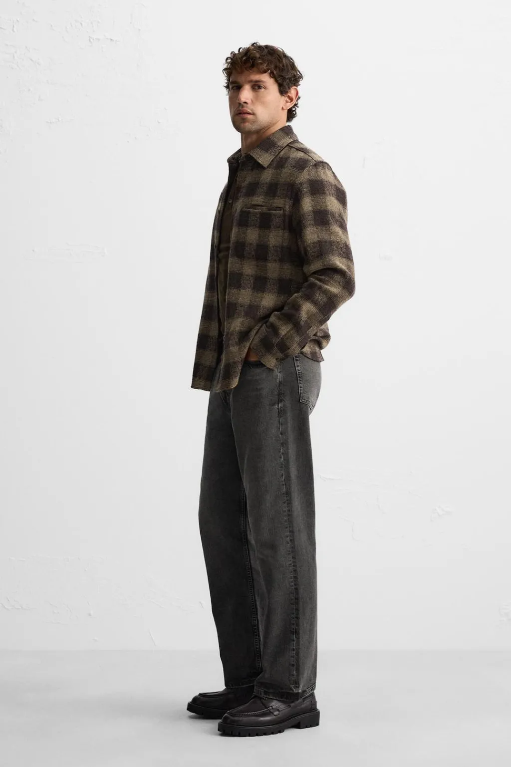 Best CAMISA CUADROS ESTRUCTURA Hombre Camisas|Sobrecamisas