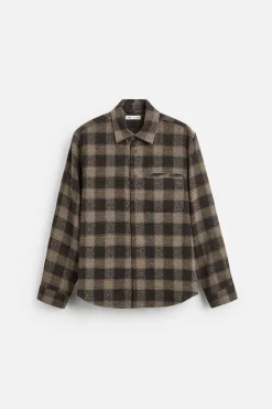 Best CAMISA CUADROS ESTRUCTURA Hombre Camisas|Sobrecamisas