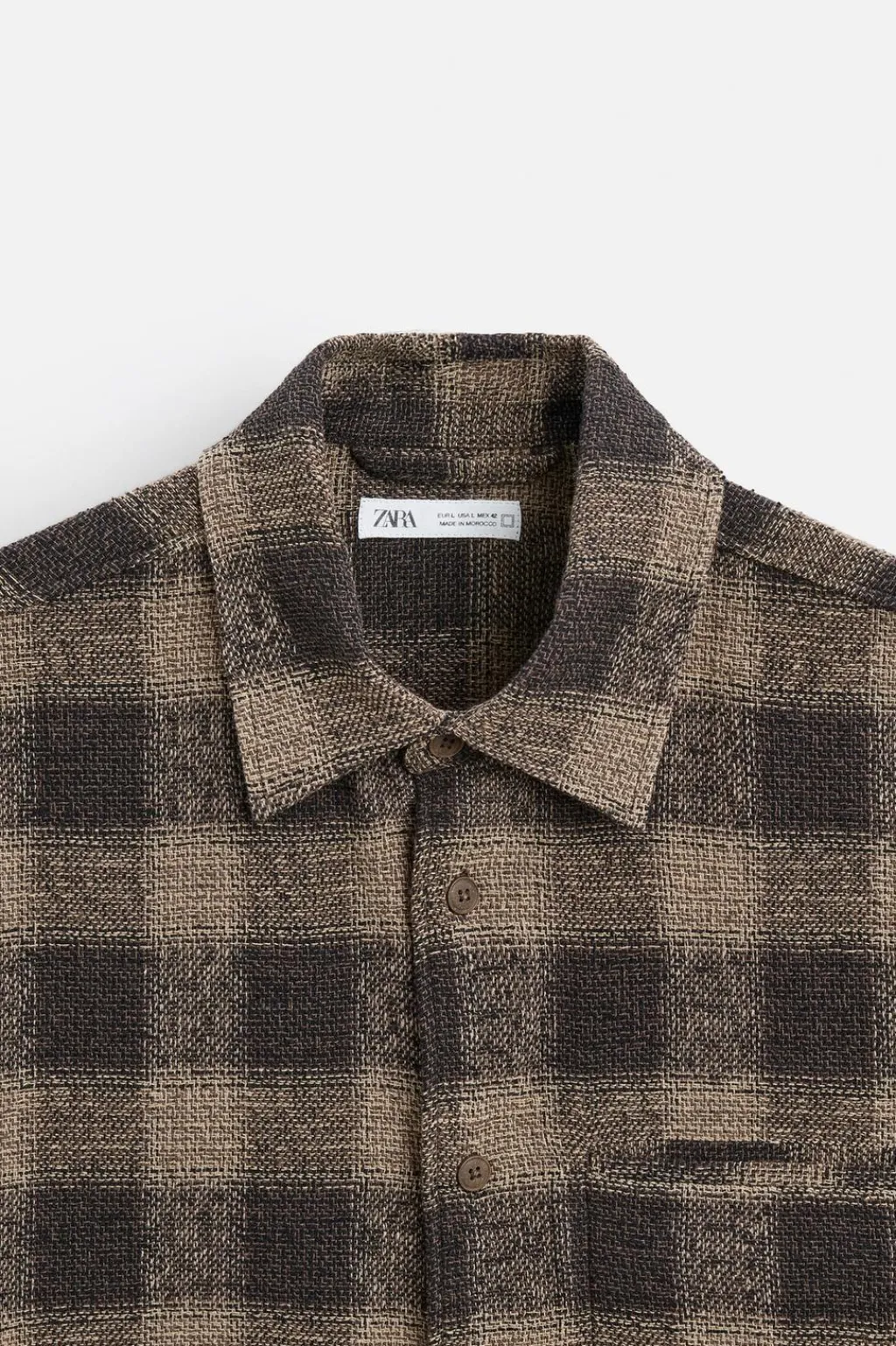 Best CAMISA CUADROS ESTRUCTURA Hombre Camisas|Sobrecamisas
