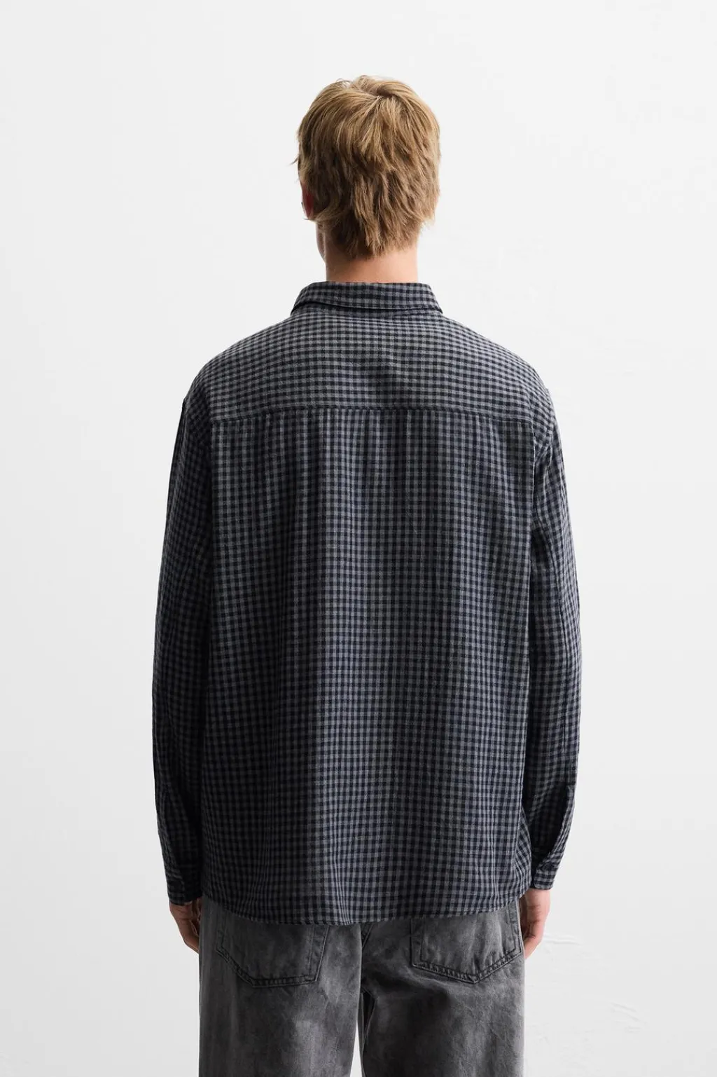 Sale CAMISA CUADROS RELAXED FIT Hombre Camisas