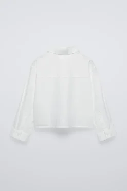 Niños ZARA 6 - 14 Años·Blusas / Camisas<CAMISA CUELLO JOYAS