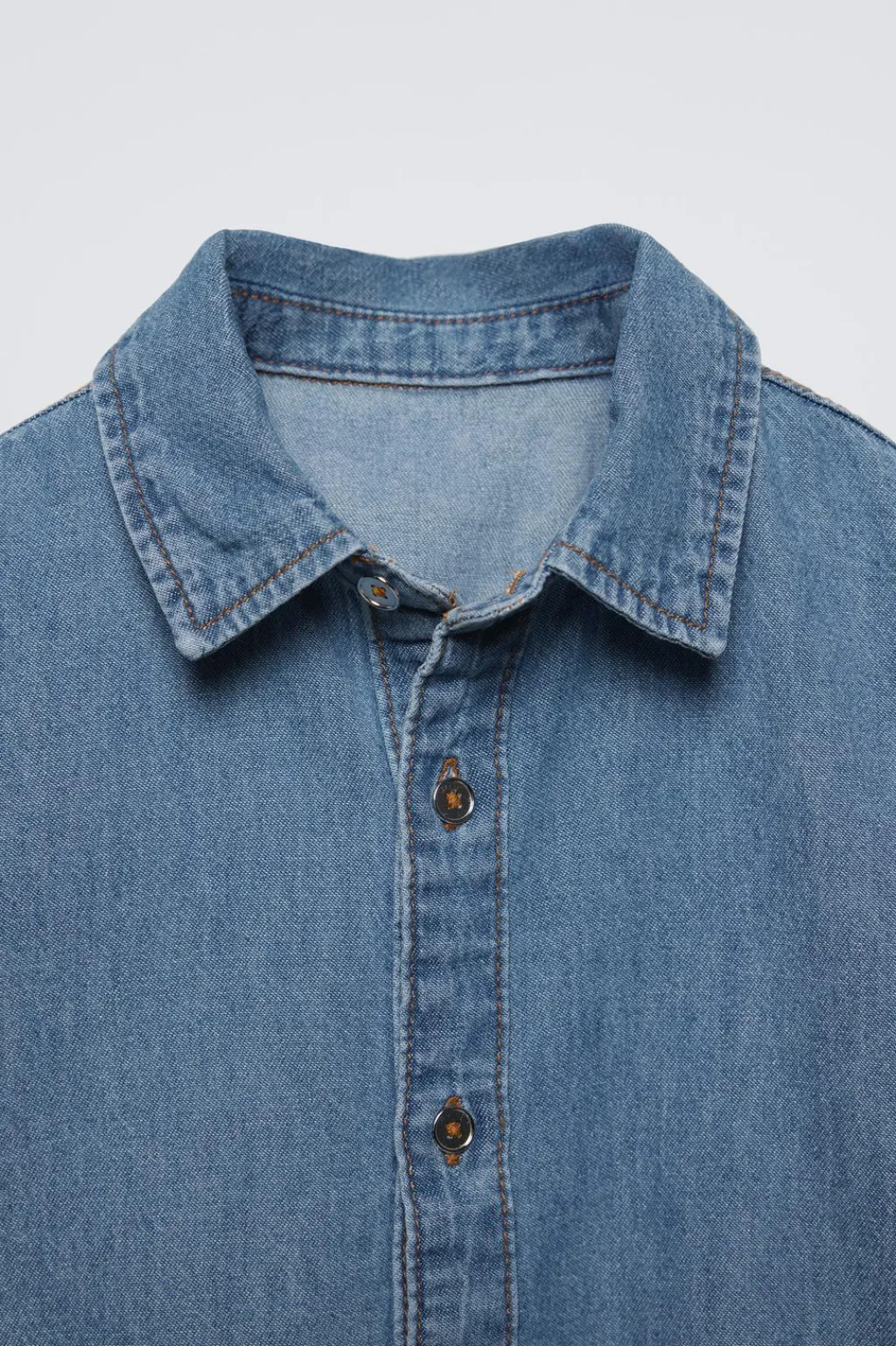 Niños ZARA 1½ - 6 Años·Camisas|1½ - 6 Años·Camisas / Sobrecamisas<CAMISA DENIM