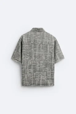 Best CAMISA DENIM JACQUARD Hombre Camisas