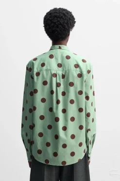 Sale CAMISA ESTAMPADO LUNARES X HARRY LAMBERT Hombre Camisas
