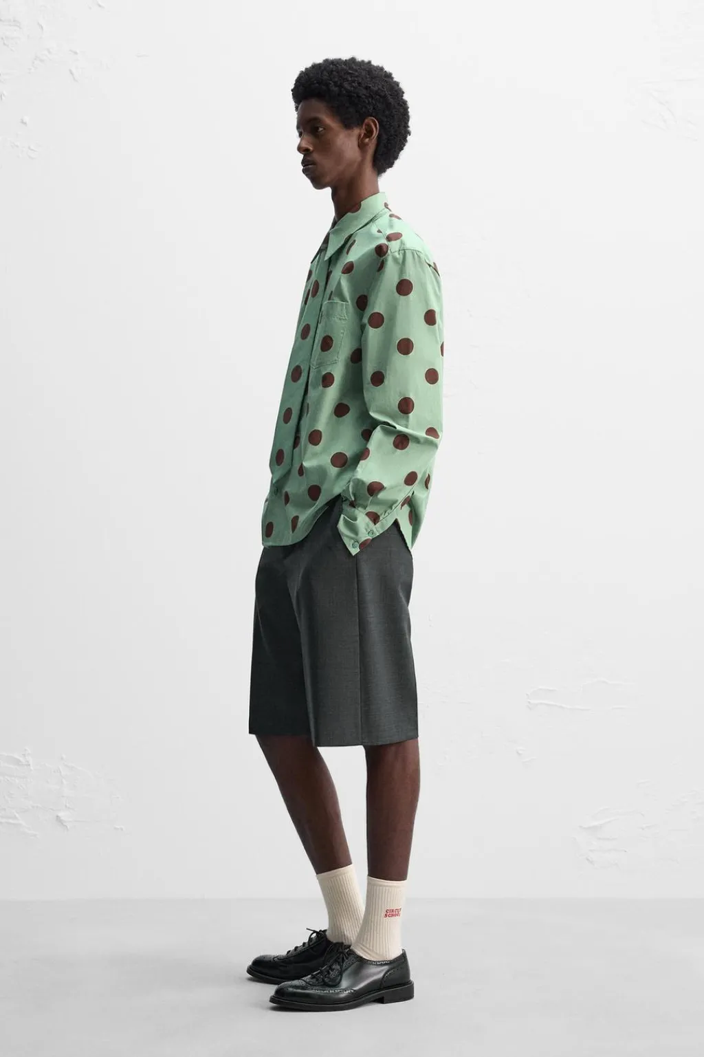Sale CAMISA ESTAMPADO LUNARES X HARRY LAMBERT Hombre Camisas
