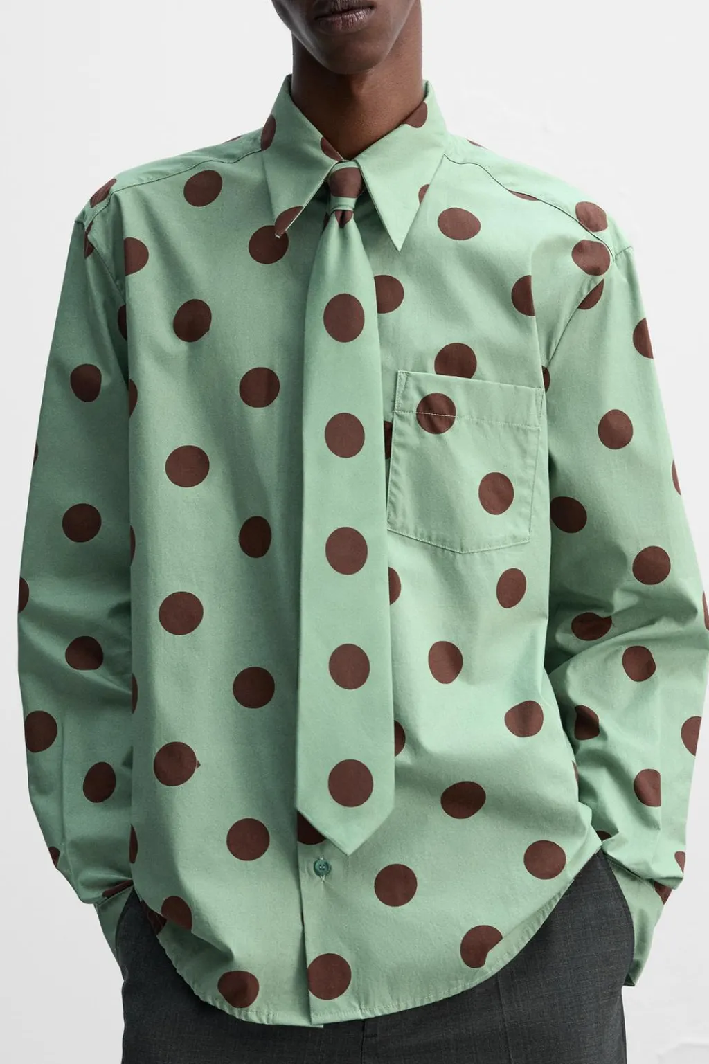 Sale CAMISA ESTAMPADO LUNARES X HARRY LAMBERT Hombre Camisas