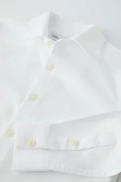 Niños ZARA 6 - 14 Años·Camisas / Sobrecamisas<CAMISA ESTRUCTURA