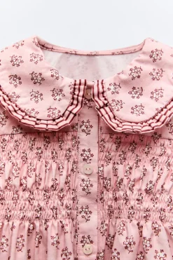 Niños ZARA 1½ - 6 Años·Camisas<CAMISA FLORES CUELLO