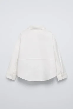 Niños ZARA 6 - 14 Años·Blusas / Camisas<CAMISA OXFORD PARCHES