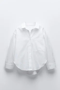 Niños ZARA 6 - 14 Años·Blusas / Camisas<CAMISA OXFORD Y TOP RIB