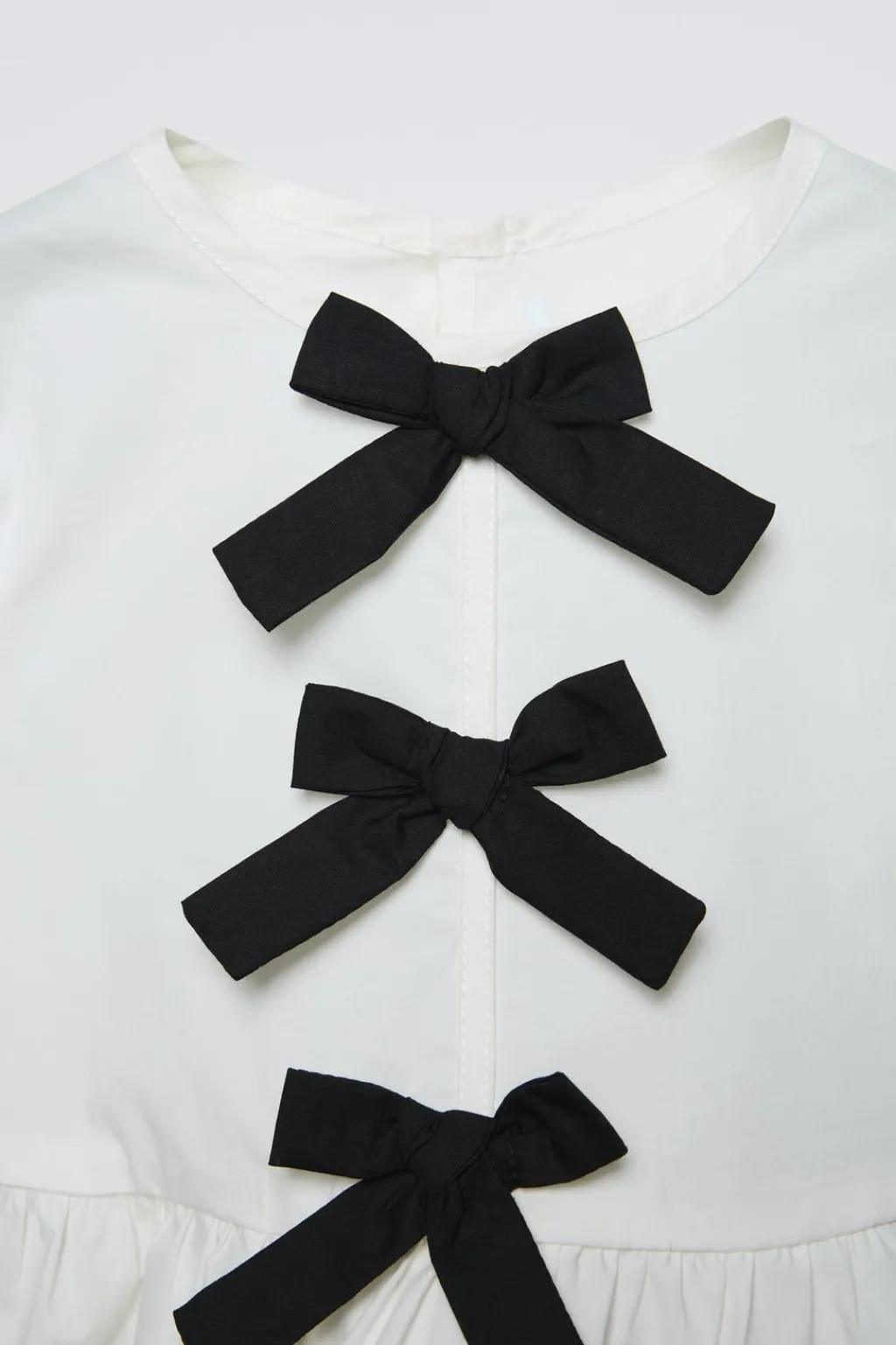 Niños ZARA 1½ - 6 Años·Camisas<CAMISA POPELÍN LAZOS