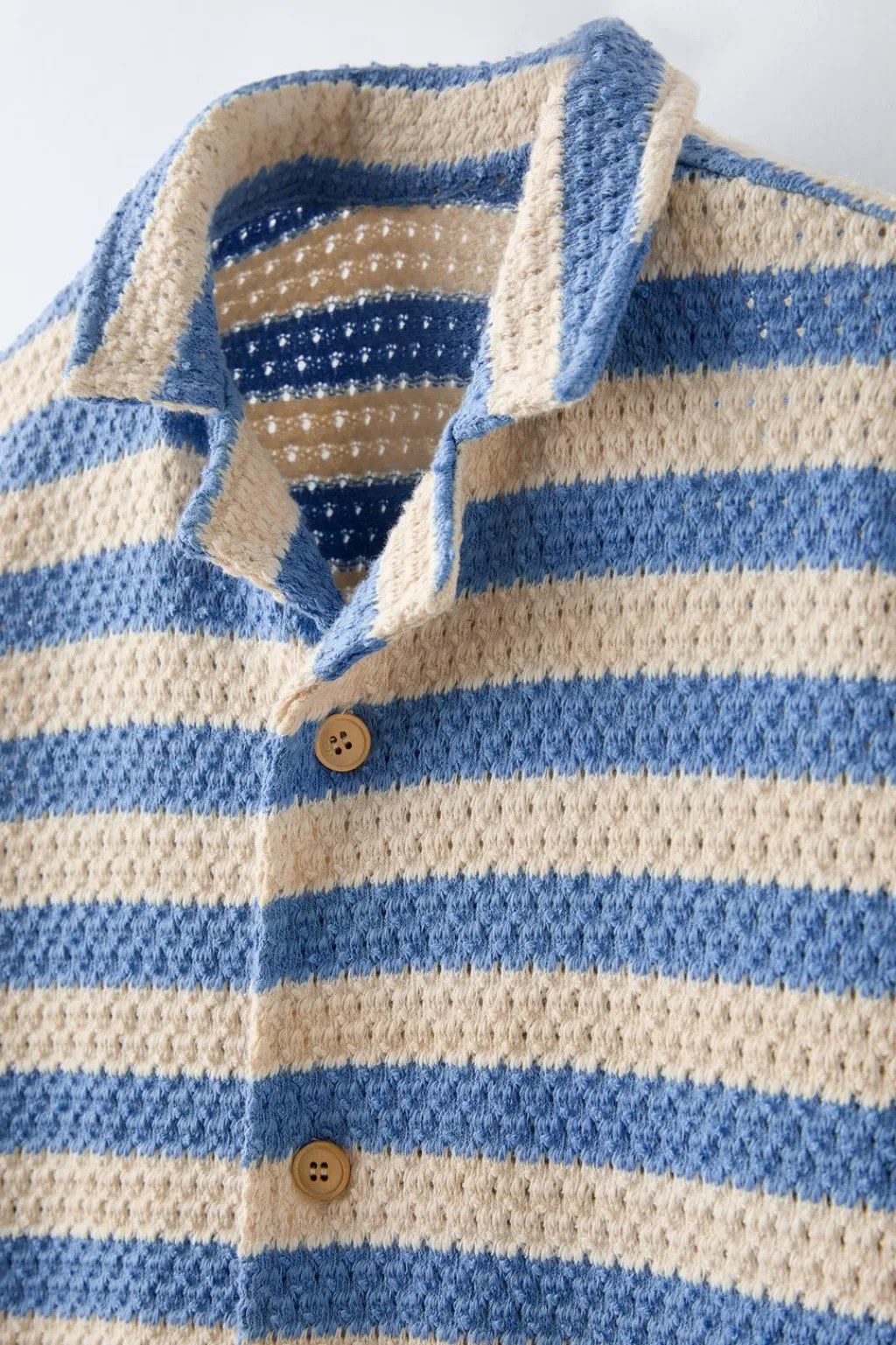 Niños ZARA 1½ - 6 Años·Camisas / Sobrecamisas<CAMISA PUNTO RAYAS