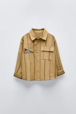Niños ZARA 1½ - 6 Años·Camisas / Sobrecamisas<CAMISA RAYAS