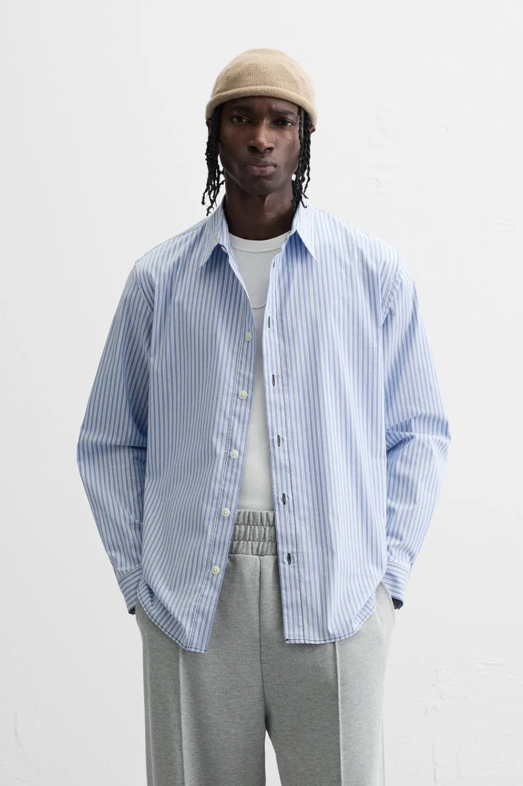 Sale CAMISA RAYAS Hombre Camisas