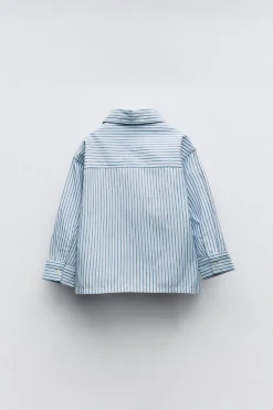 Niños ZARA 1½ - 6 Años·Camisas / Sobrecamisas<CAMISA BOLSILLOS
