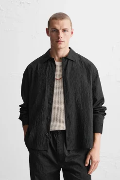 Sale CAMISA RAYAS MEZCLA MODAL Hombre Camisas