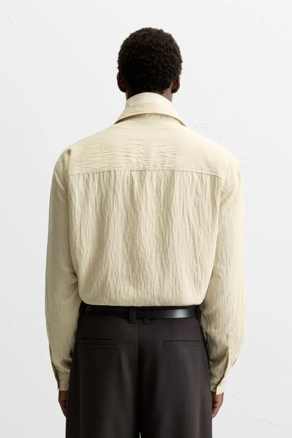 Sale CAMISA RAYAS MEZCLA MODAL Hombre Camisas