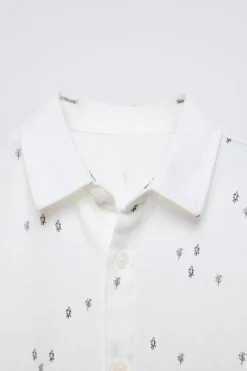 Niños ZARA 1½ - 6 Años·Camisas / Sobrecamisas<CAMISA ÁRBOLES