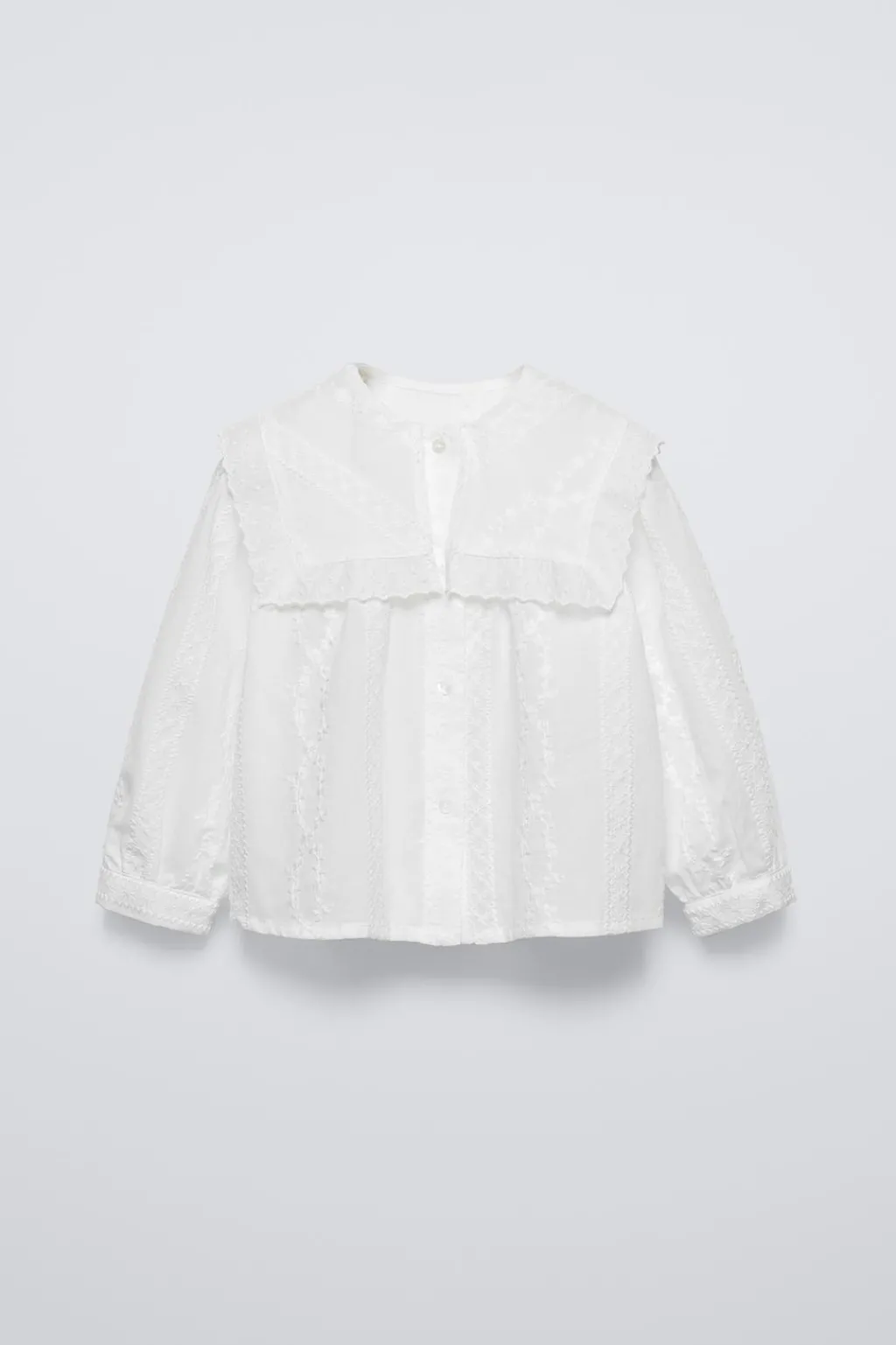 Niños ZARA 1½ - 6 Años·Camisas<CAMISA ROMÁNTICA BORDADOS