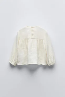 Niños ZARA 1½ - 6 Años·Camisas<CAMISA TEXTURA FLORES