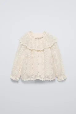 Niños ZARA 1½ - 6 Años·Camisas<CAMISA TUL BORDADOS