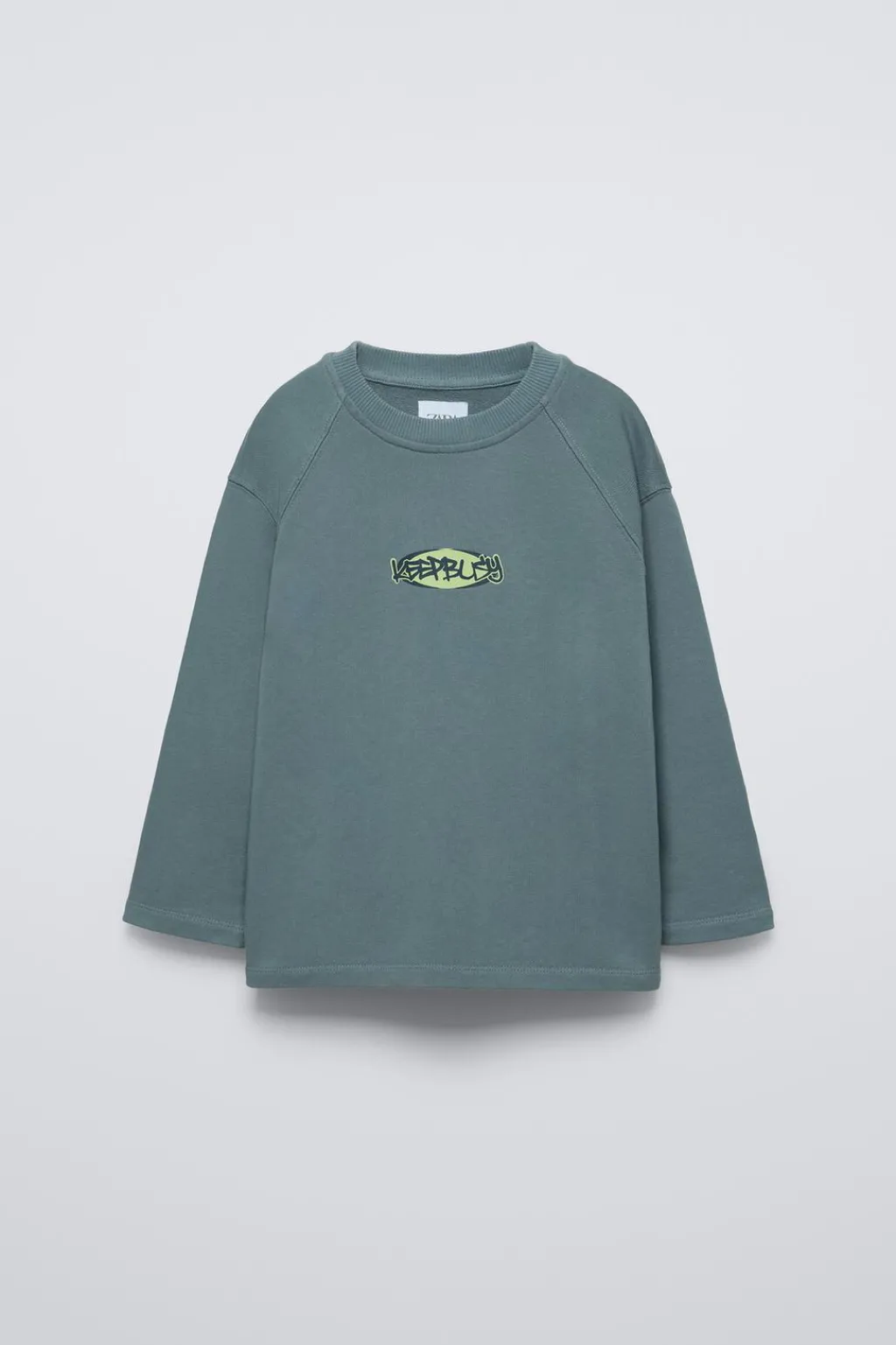 Niños ZARA 6 - 14 Años·Camisetas<CAMISETA ACID WASH ESTAMPADO