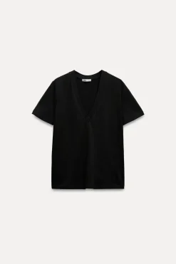 Best CAMISETA ALGODÓN ACABADO ENZIMÁTICO Mujer Camisetas