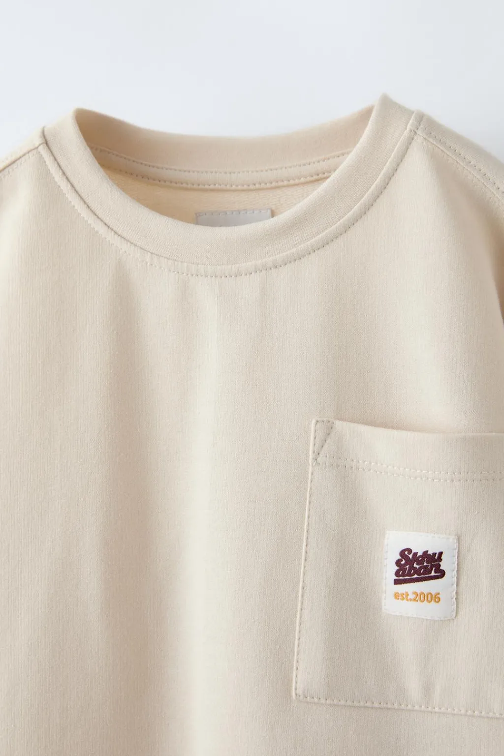 Niños ZARA 6 - 14 Años·Camisetas<CAMISETA BOLSILLO ETIQUETA