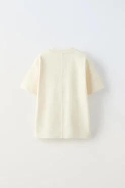 Niños ZARA 6 - 14 Años·Camisetas<CAMISETA BORDADO ALGA
