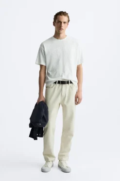 Sale CAMISETA BORDADO COMBINADO Hombre Camisetas