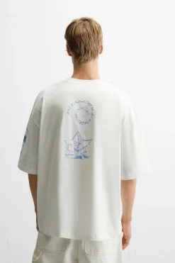Best CAMISETA BORDADO COMBINADO Hombre Camisetas